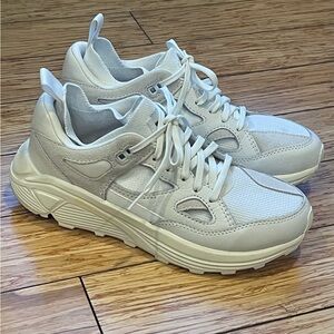 Brandblack Cream Chunky Sole Sneakers